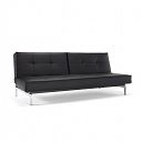 SPLITBACK CHROME sofa czarna
